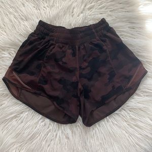 Size 2 Lululemon Shorts Brown Camo